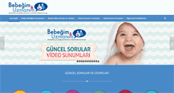 Desktop Screenshot of bebegimveuzmanim.com